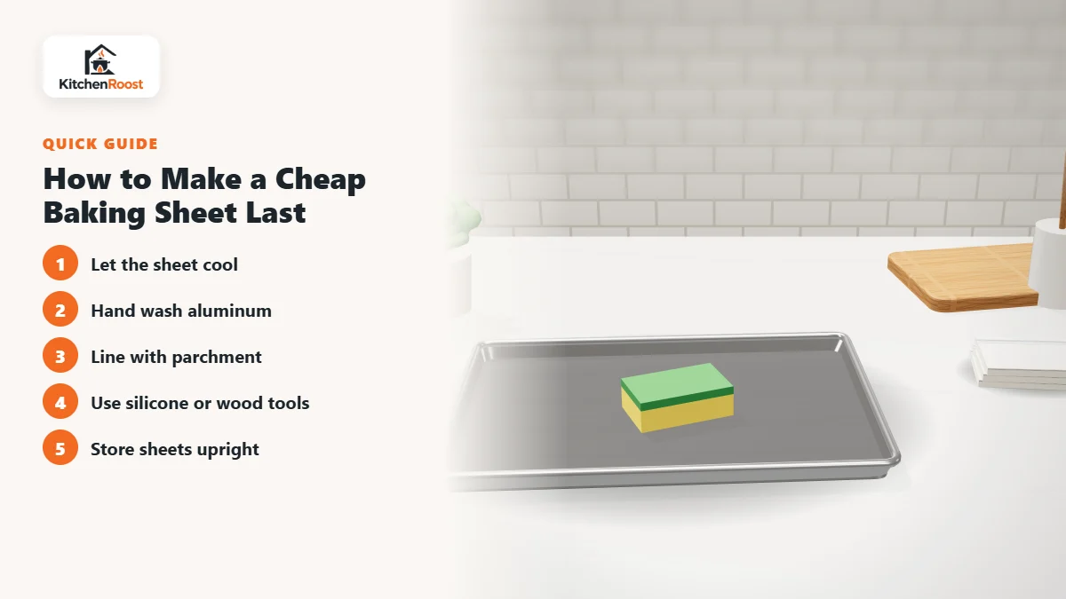 How to Make a Cheap Baking Sheet Last - best affordable baking sheet