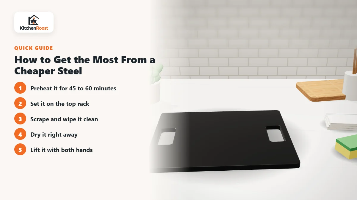 How to Get the Most From a Cheaper Steel - best affordable baking steel