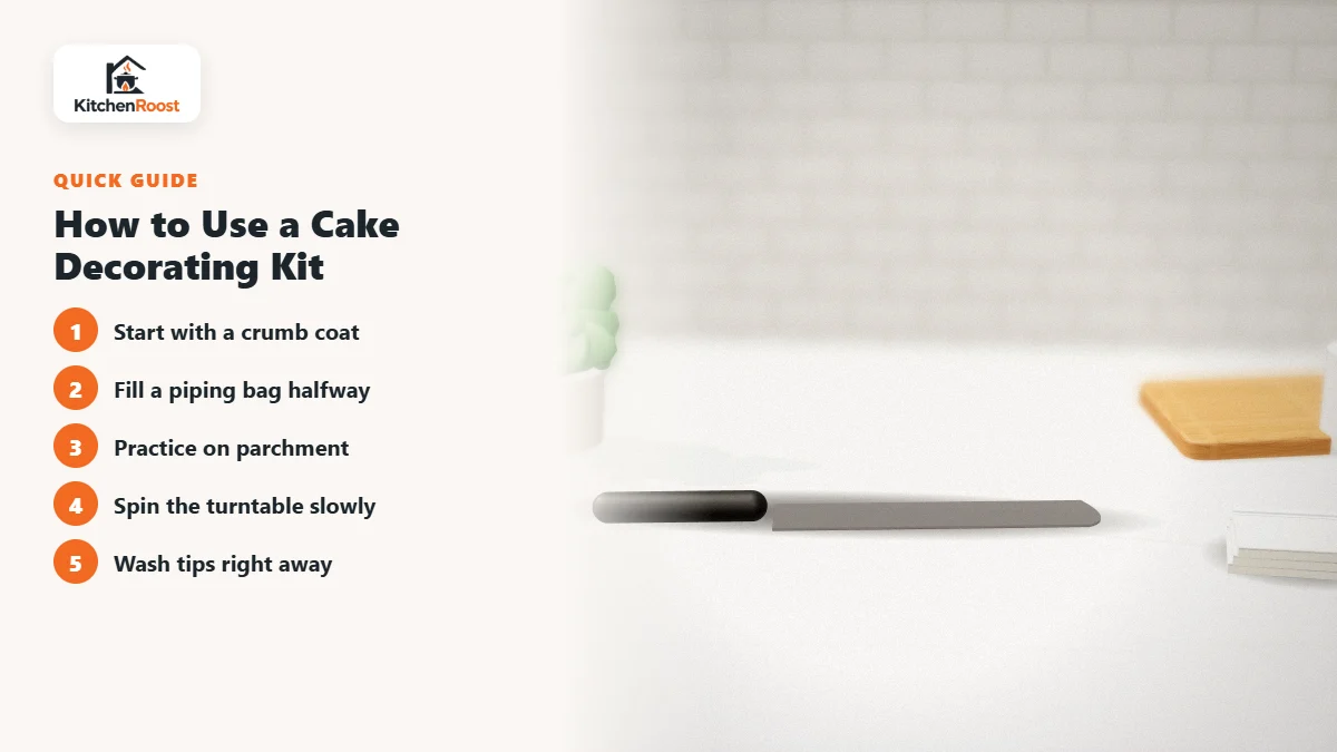 How to Use a Cake Decorating Kit - best affordable cake decorating kit