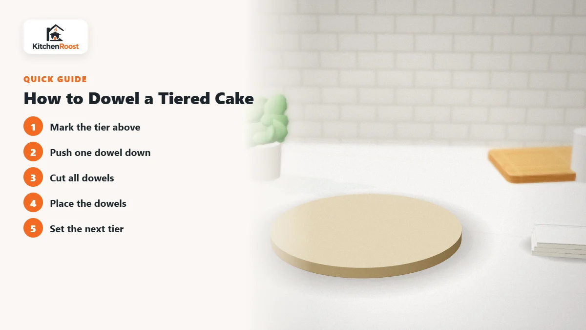 How to Dowel a Tiered Cake - best affordable cake dowels