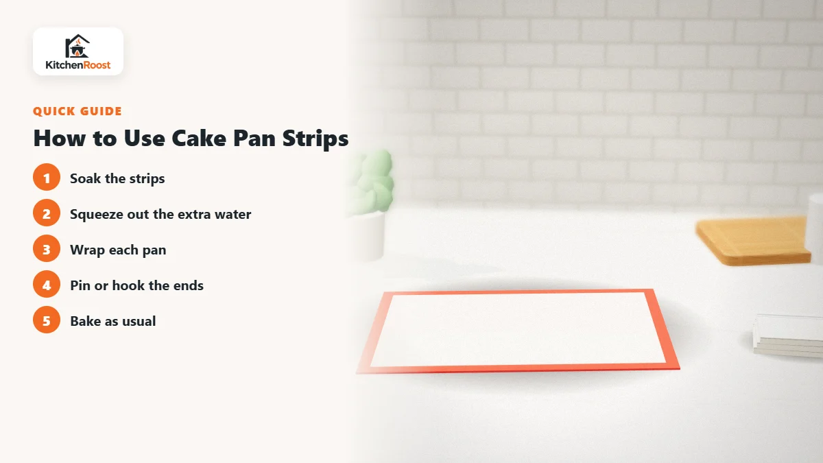 How to Use Cake Pan Strips - best affordable cake pan strips
