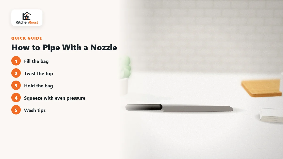 How to Pipe With a Nozzle - best affordable cake piping nozzle