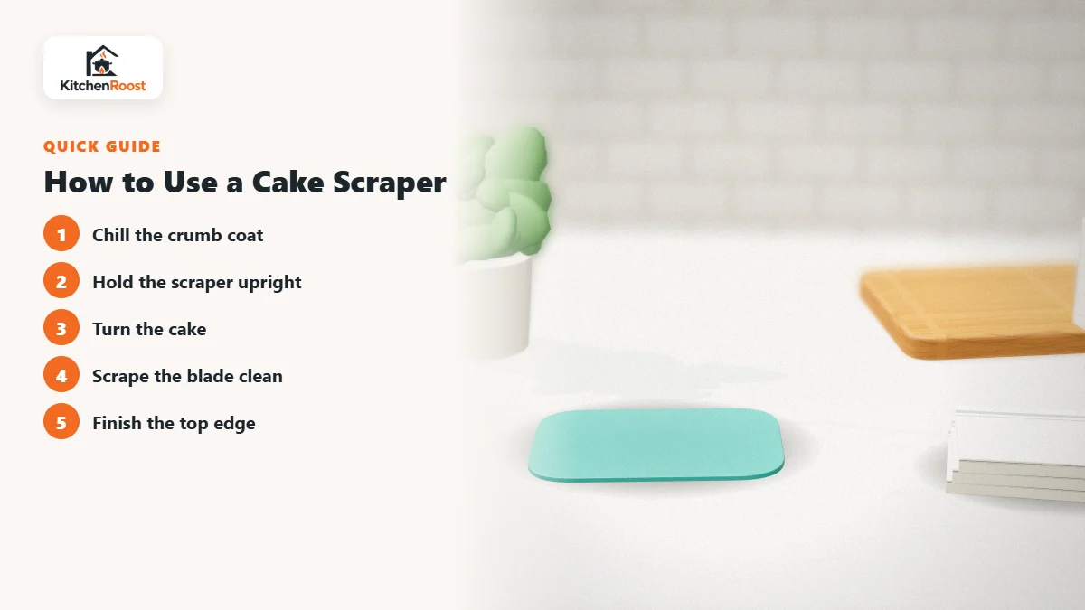 How to Use a Cake Scraper - best affordable cake scraper