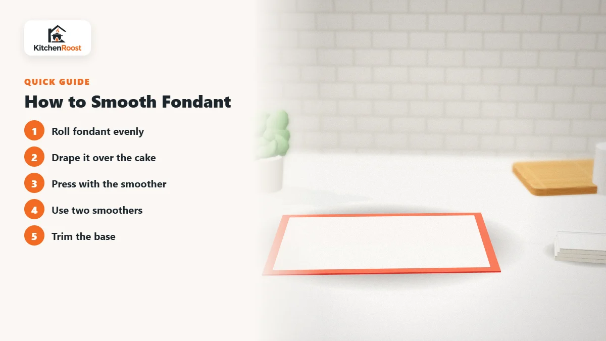 How to Smooth Fondant - best affordable cake smoother