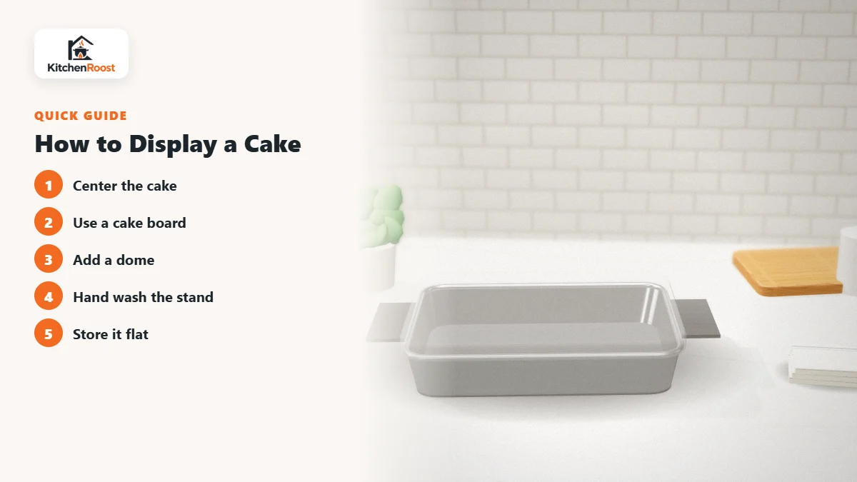 How to Display a Cake - best affordable cake stand
