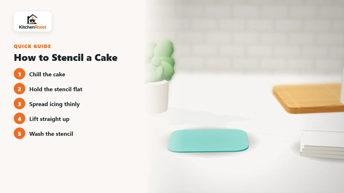 How to Stencil a Cake - best affordable cake stencils