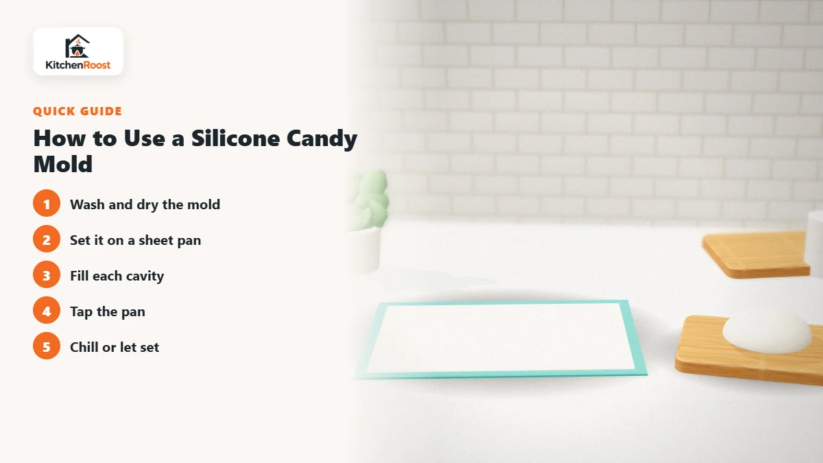 How to Use a Silicone Candy Mold - best affordable candy mold