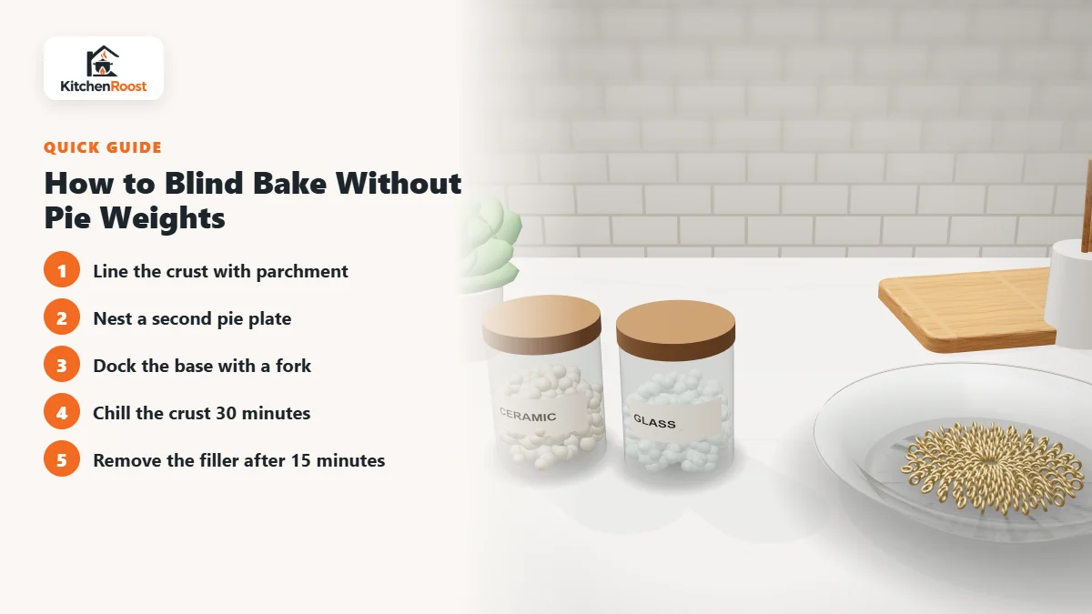 How to Blind Bake Without Pie Weights - best alternative to baking weights