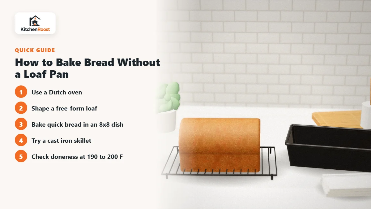 How to Bake Bread Without a Loaf Pan - best alternative to bread baking pan