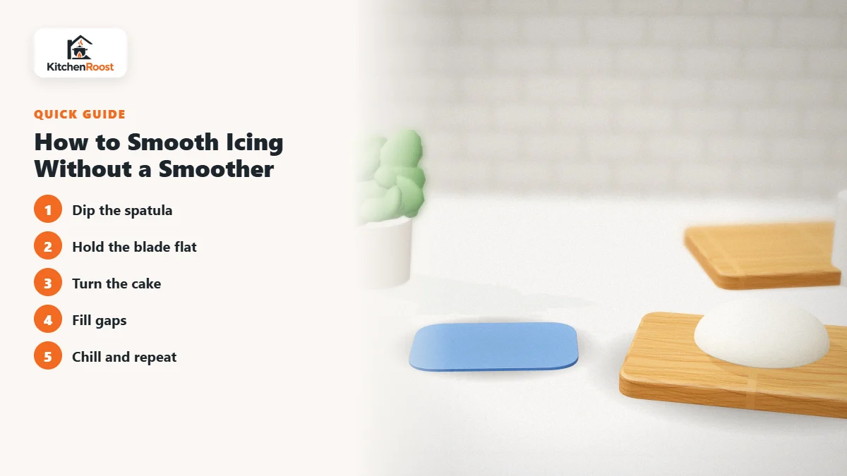 How to Smooth Icing Without a Smoother - best alternative to cake icing smoother