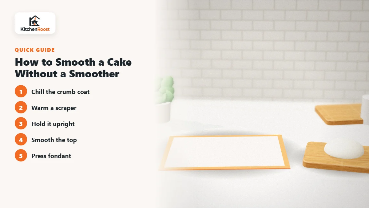 How to Smooth a Cake Without a Smoother - best alternative to cake smoother