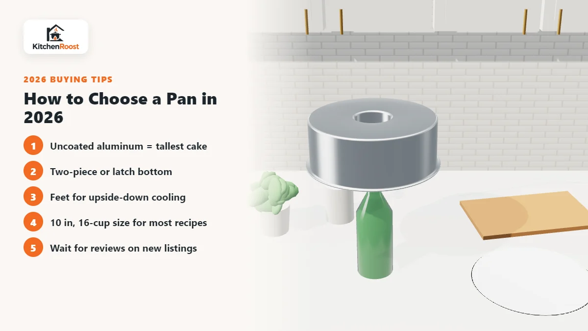 How to Choose a Pan in 2026 for angel food cake pans