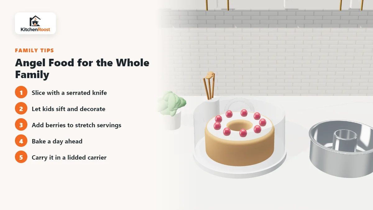 Angel Food for the Whole Family for angel food cake pans