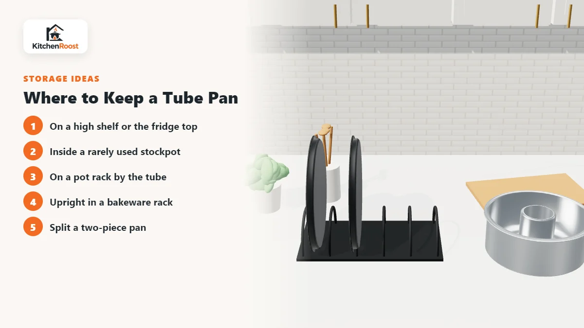 Where to Keep a Tube Pan for angel food cake pans