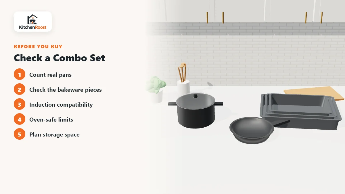 Check a Combo Set - best bakeware cookware set