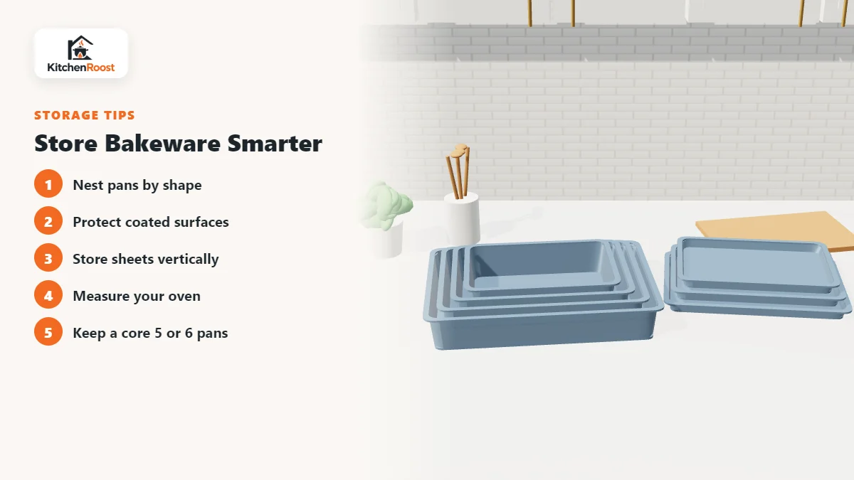 Store Bakeware Smarter - best bakeware for apartments