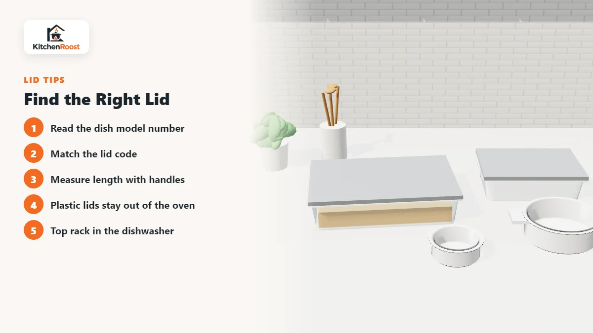 Find the Right Lid - best bakeware replacement lid