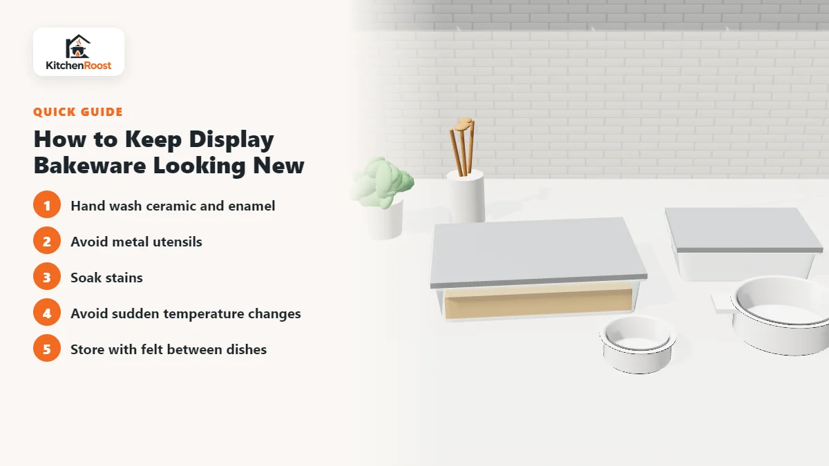 How to Keep Display Bakeware Looking New - best bakeware set for home