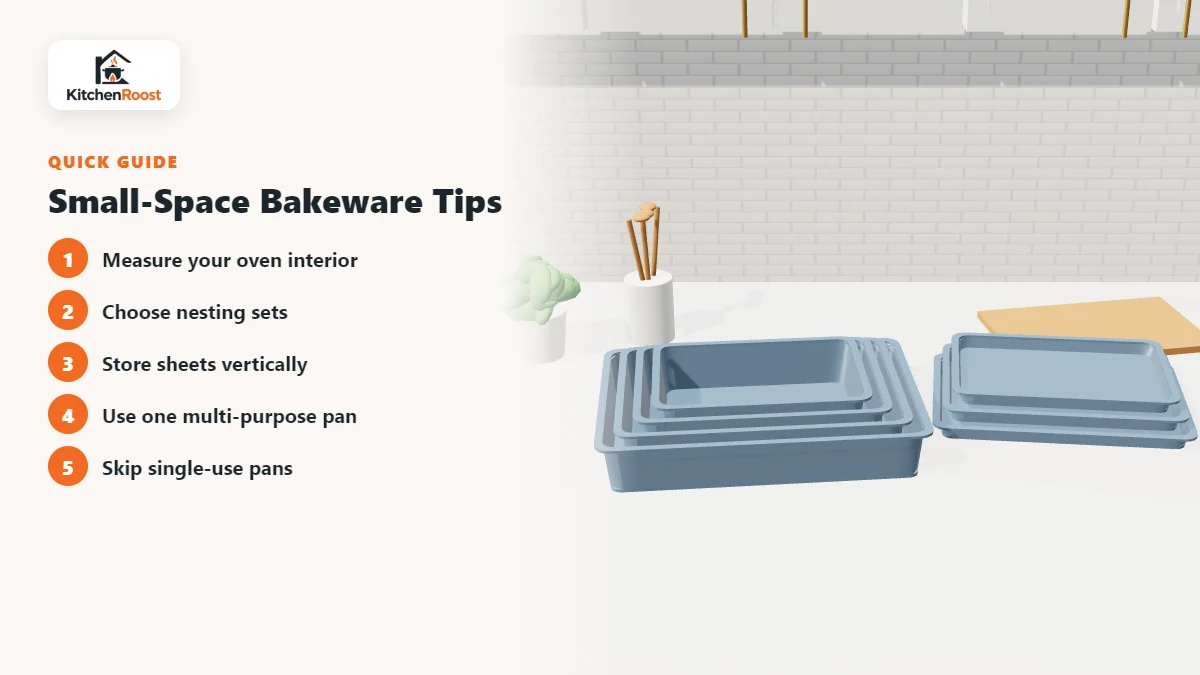 Small-Space Bakeware Tips - best bakeware set for small spaces