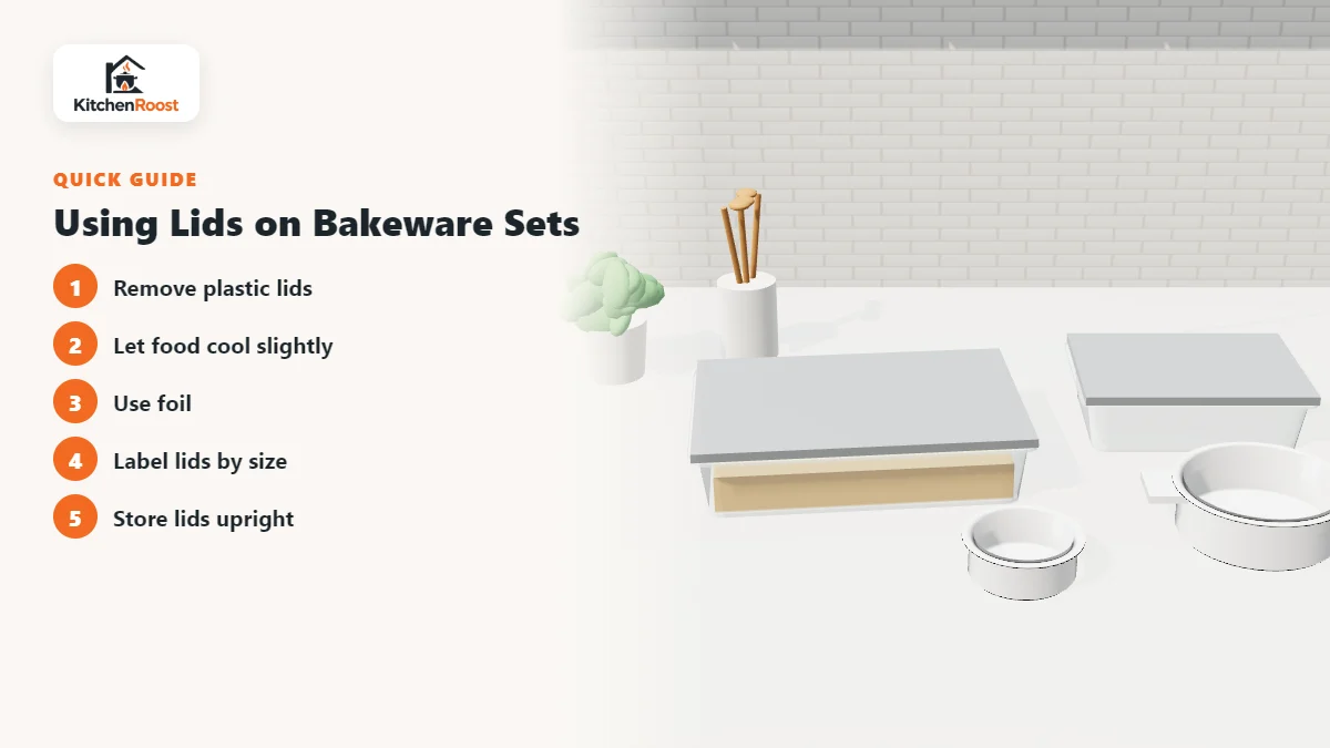 Using Lids on Bakeware Sets - best bakeware set lid