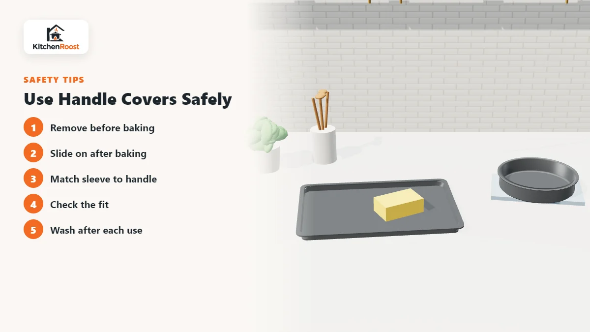 Use Handle Covers Safely - best bakeware silicone handle cover