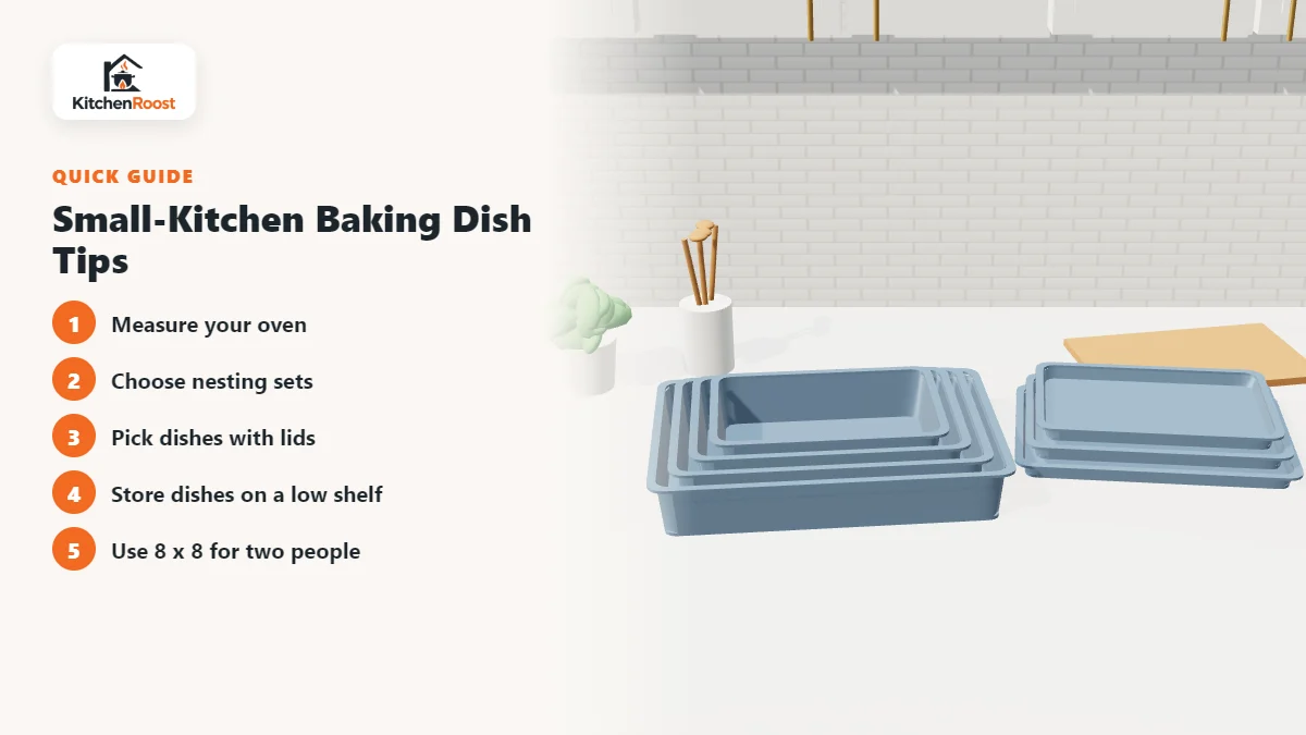 Small-Kitchen Baking Dish Tips - best baking dish for apartments