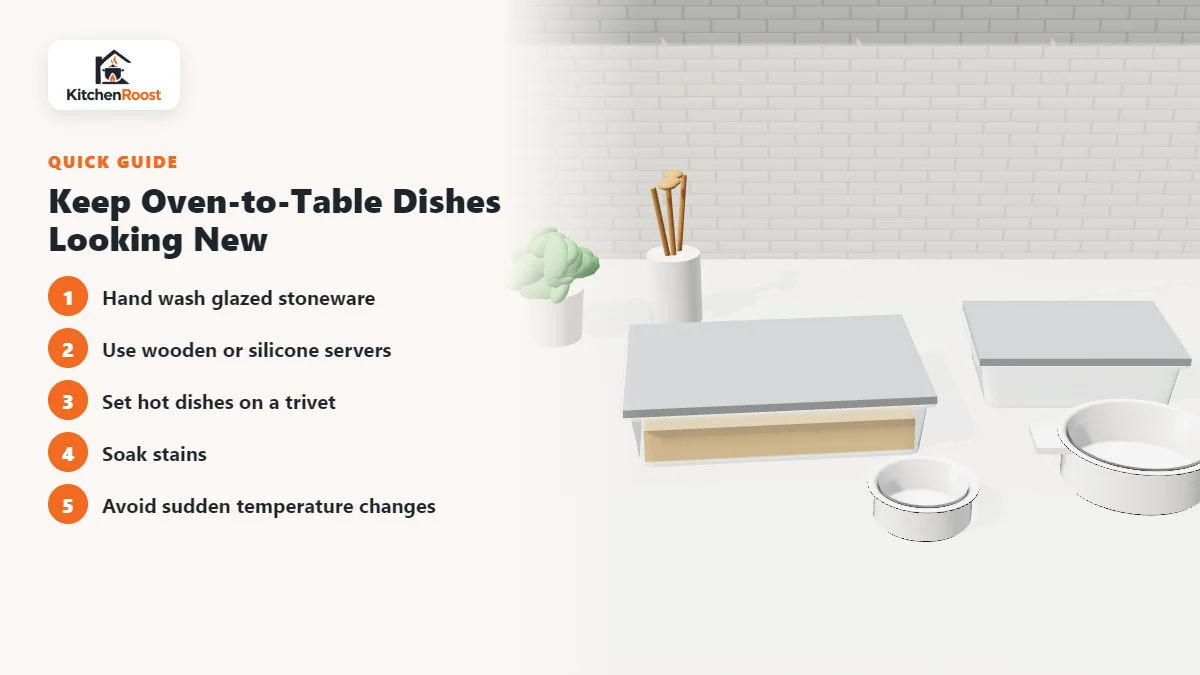 Keep Oven-to-Table Dishes Looking New - best baking dish for home