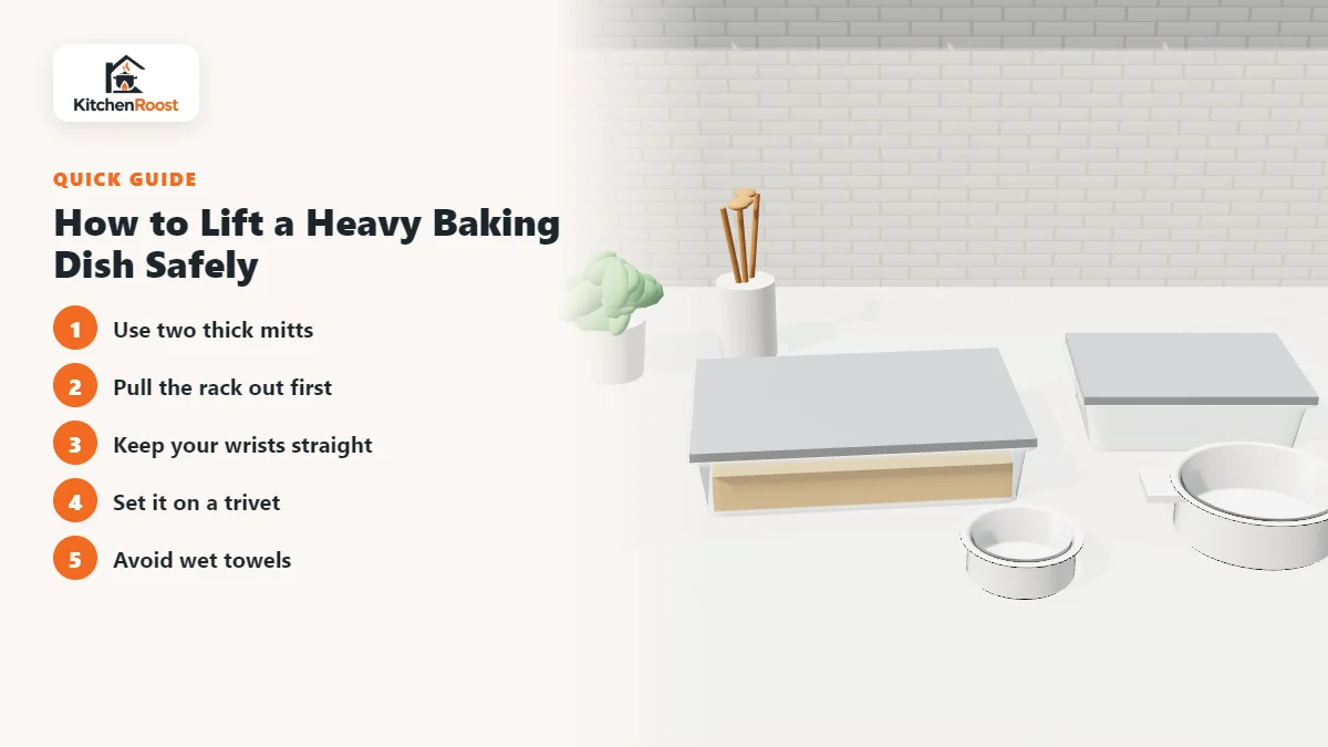 How to Lift a Heavy Baking Dish Safely - best baking dish handle