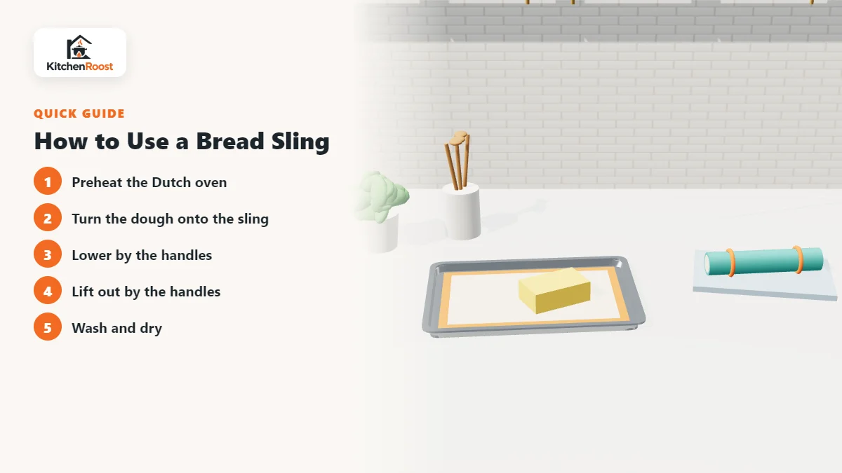 How to Use a Bread Sling - best baking mat handle