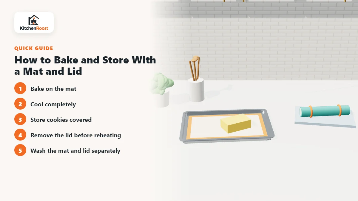 How to Bake and Store With a Mat and Lid - best baking mat lid