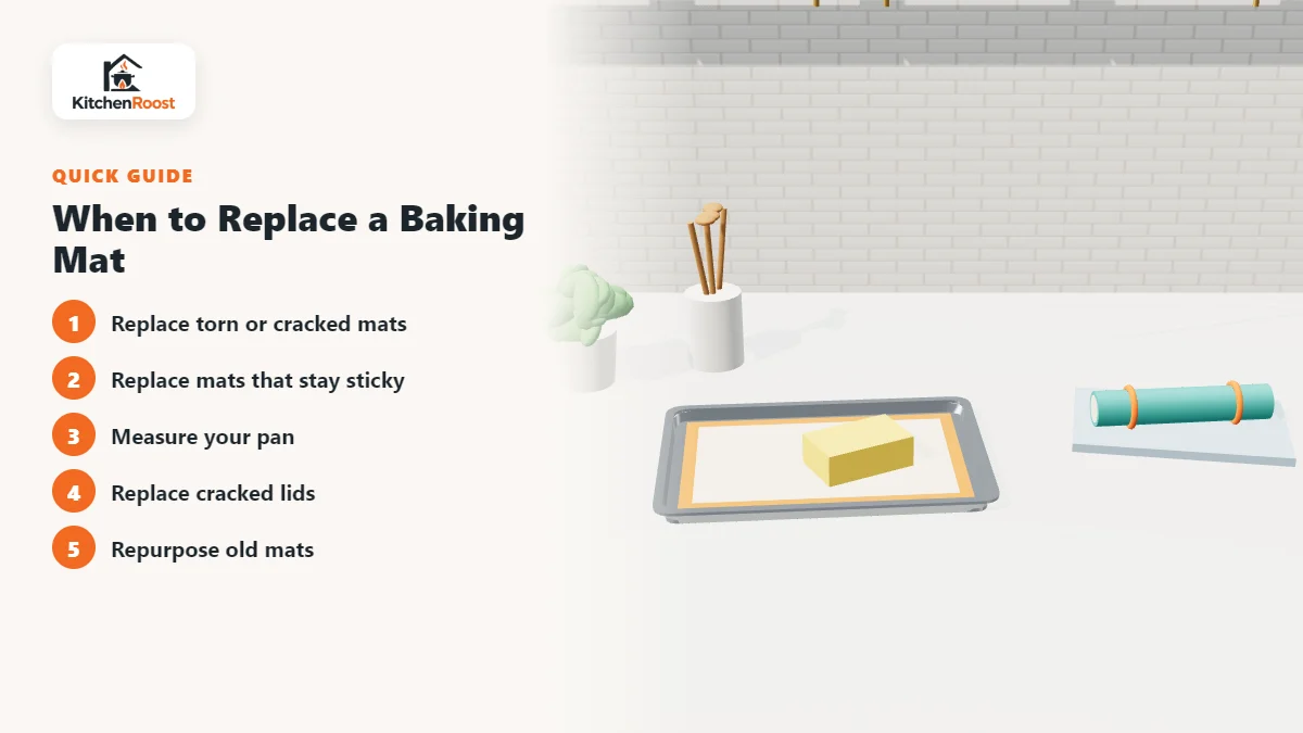 When to Replace a Baking Mat - best baking mat replacement lid