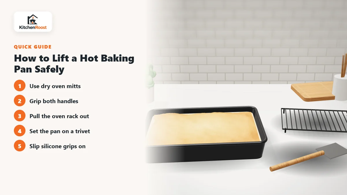 How to Lift a Hot Baking Pan Safely - best baking pan handle