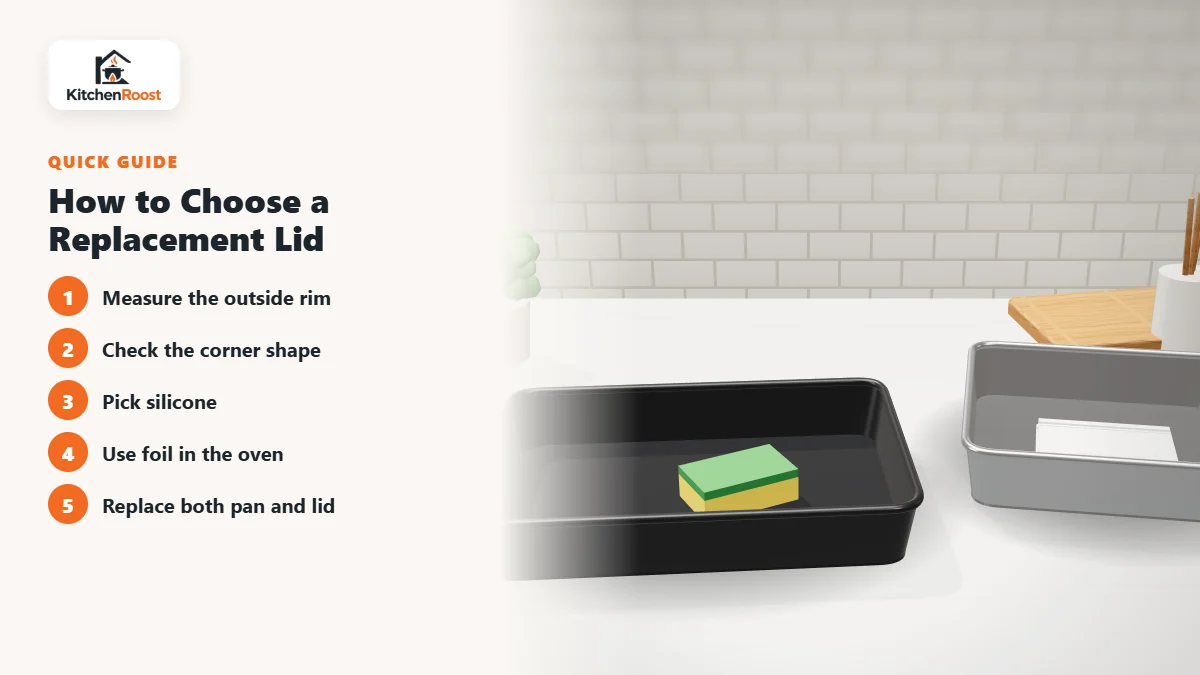 How to Choose a Replacement Lid - best baking pan replacement lid