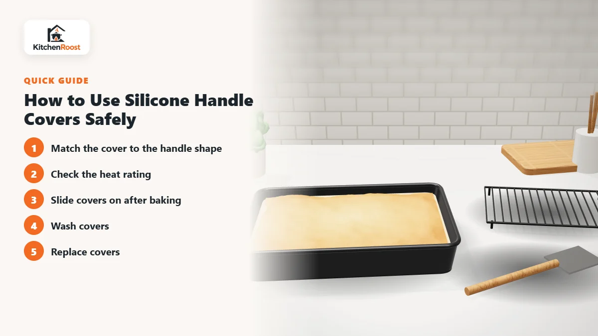 How to Use Silicone Handle Covers Safely - best baking pan silicone handle cover