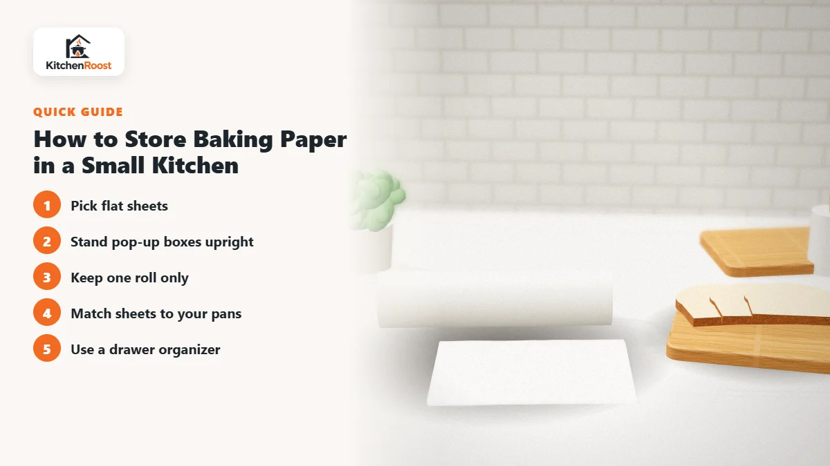 How to Store Baking Paper in a Small Kitchen - best baking paper for small spaces