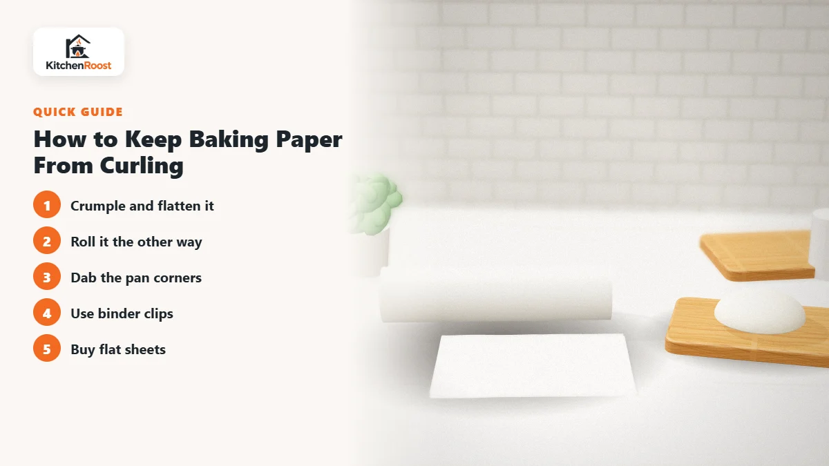 How to Keep Baking Paper From Curling - best baking paper handle