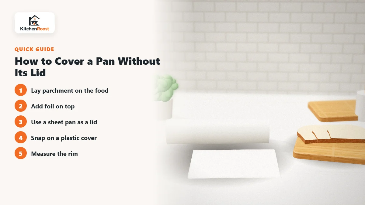 How to Cover a Pan Without Its Lid - best baking paper replacement lid