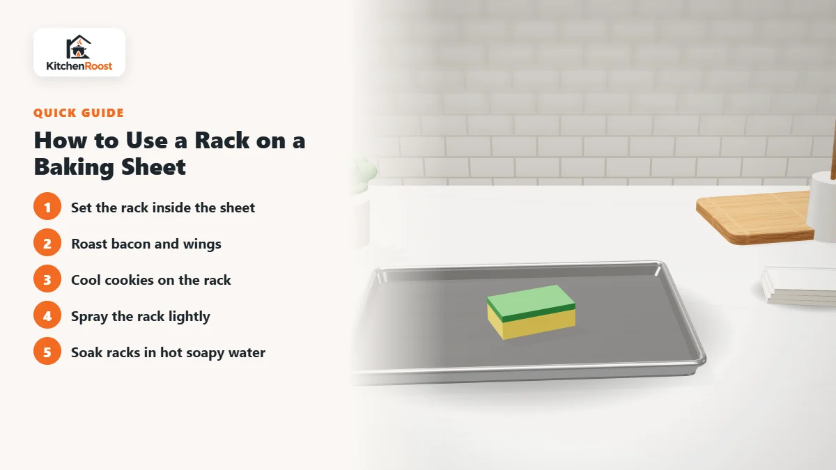 How to Use a Rack on a Baking Sheet - best baking sheet bed risers