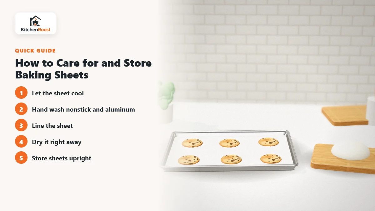 How to Care for and Store Baking Sheets - best baking sheet pan organizer