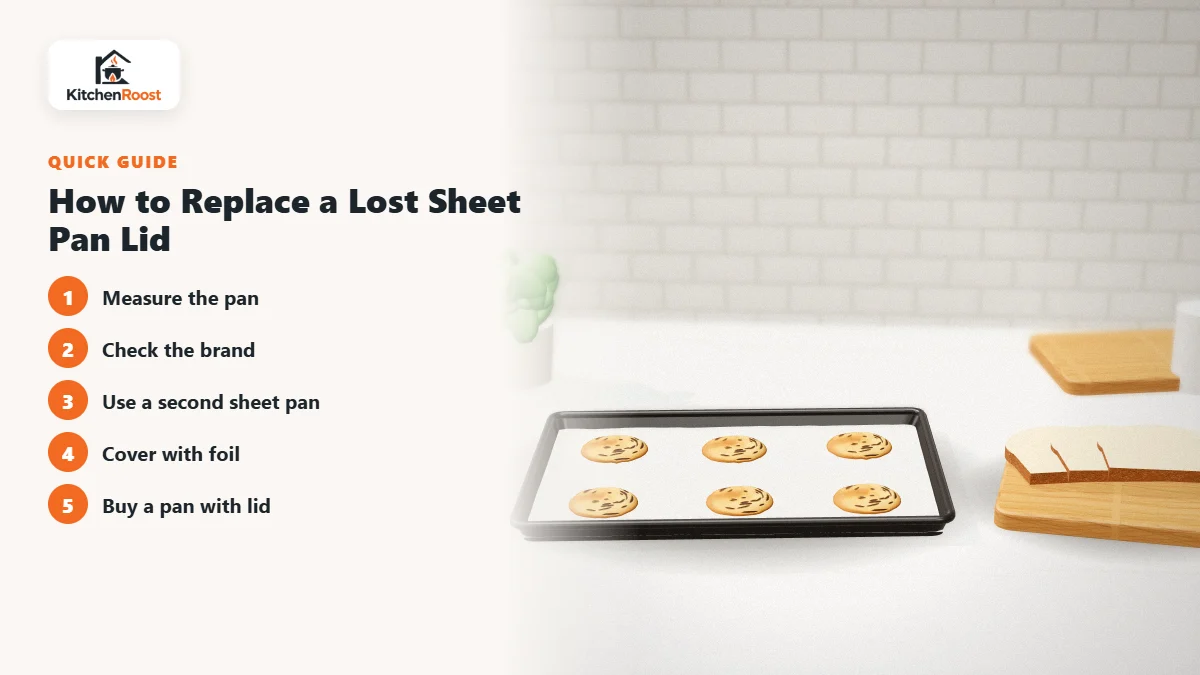 How to Replace a Lost Sheet Pan Lid - best baking sheet replacement lid