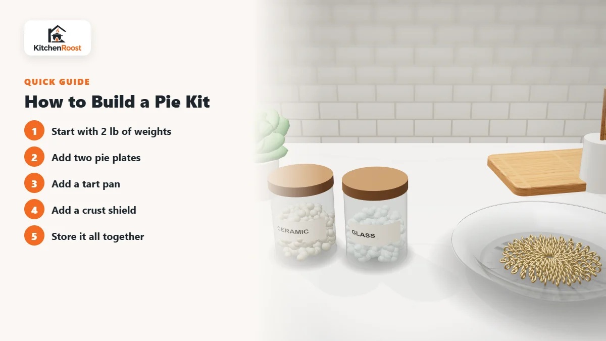 How to Build a Pie Kit - best baking weights cookware set
