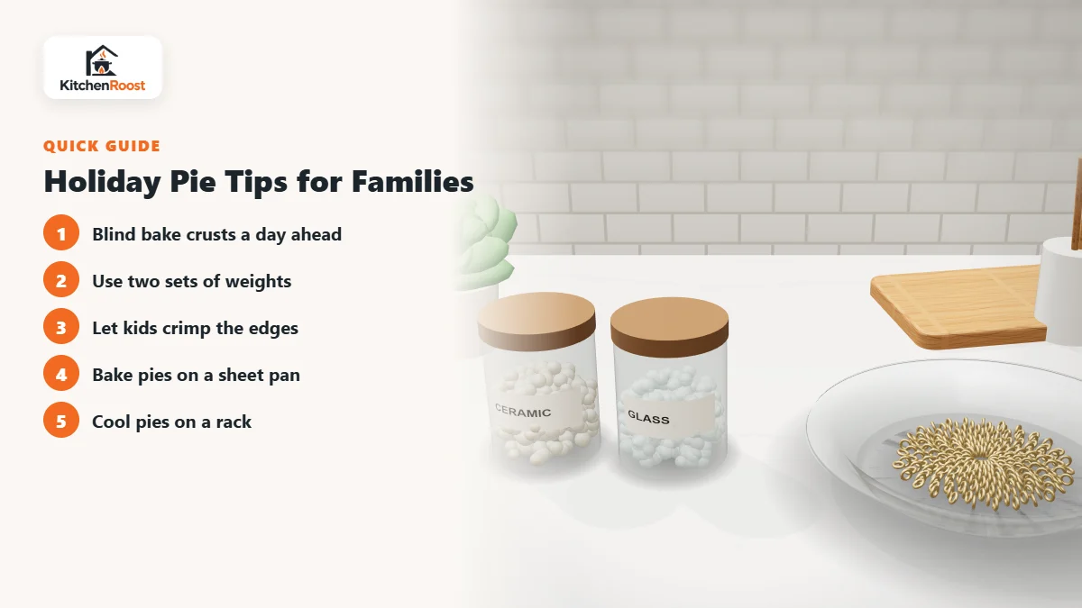 Holiday Pie Tips for Families - best baking weights for families