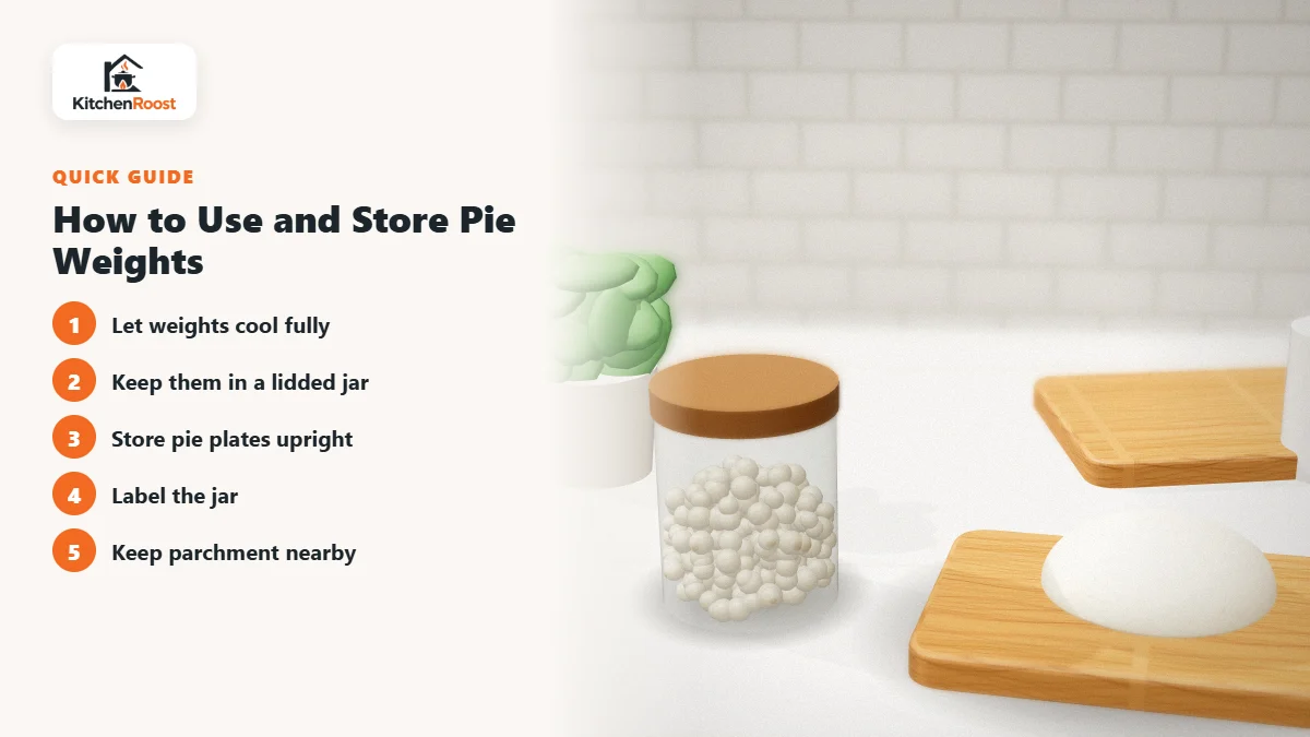 How to Use and Store Pie Weights - best baking weights for home use