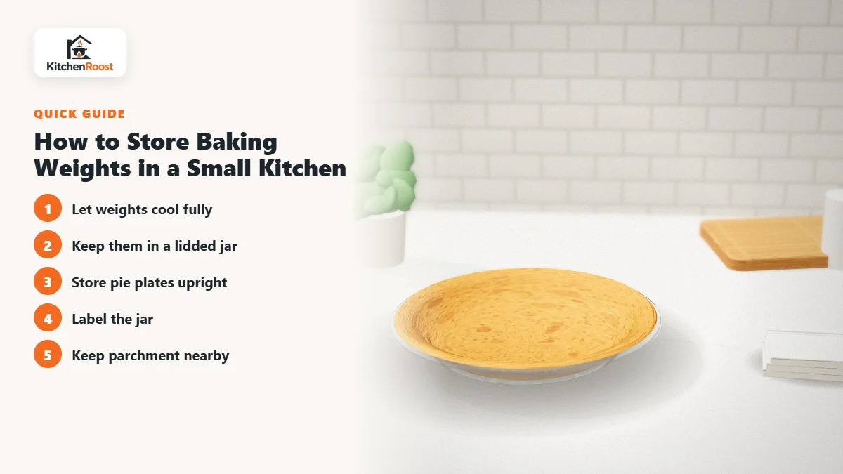 How to Store Baking Weights in a Small Kitchen - best baking weights for small spaces