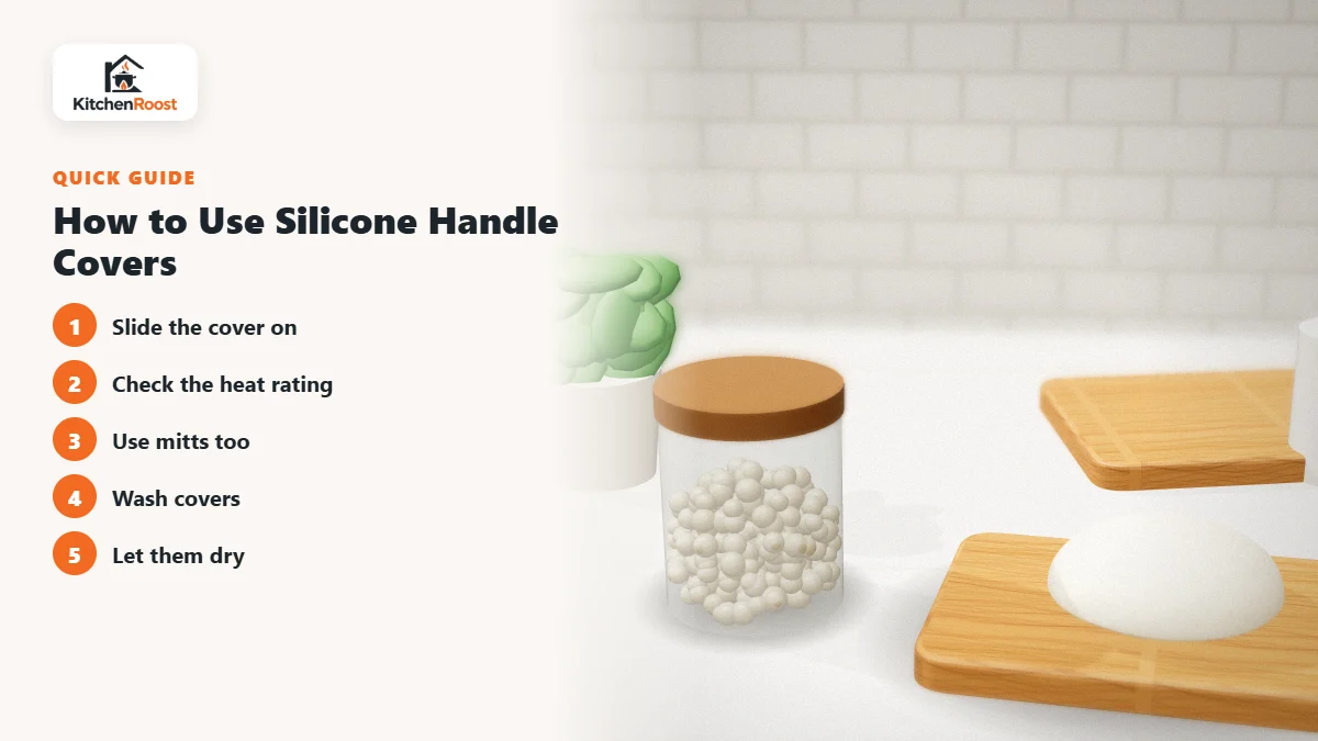 How to Use Silicone Handle Covers - best baking weights silicone handle cover