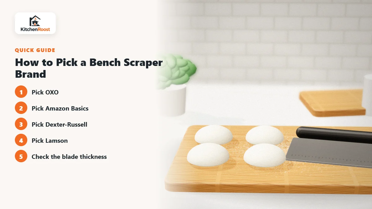 How to Pick a Bench Scraper Brand - best bench scraper brands