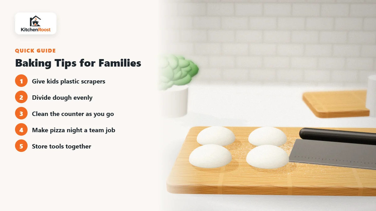 Baking Tips for Families - best bench scraper for families