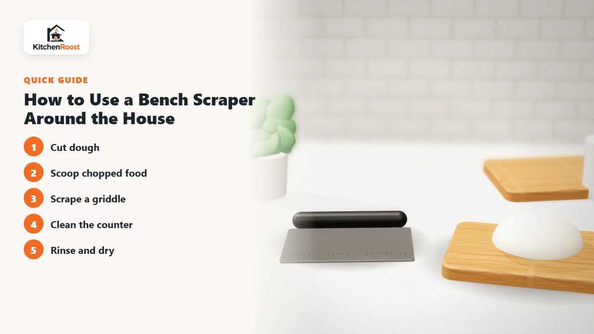 How to Use a Bench Scraper Around the House - best bench scraper for home use