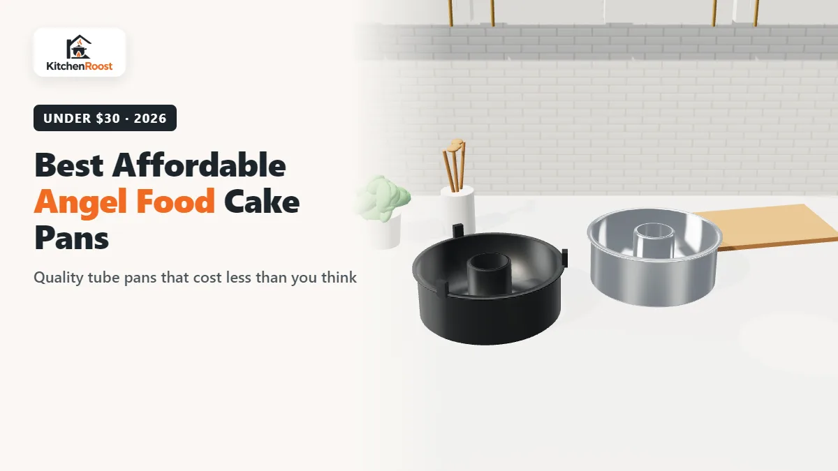 Affordable angel food cake pans in aluminum, nonstick and stainless steel