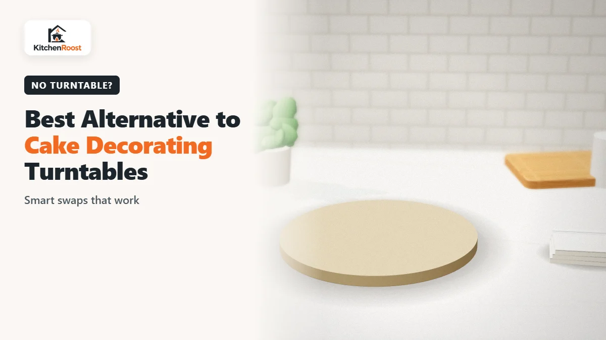 Best alternative to cake decorating turntable in an American kitchen